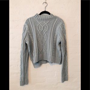 Cable knit sweater